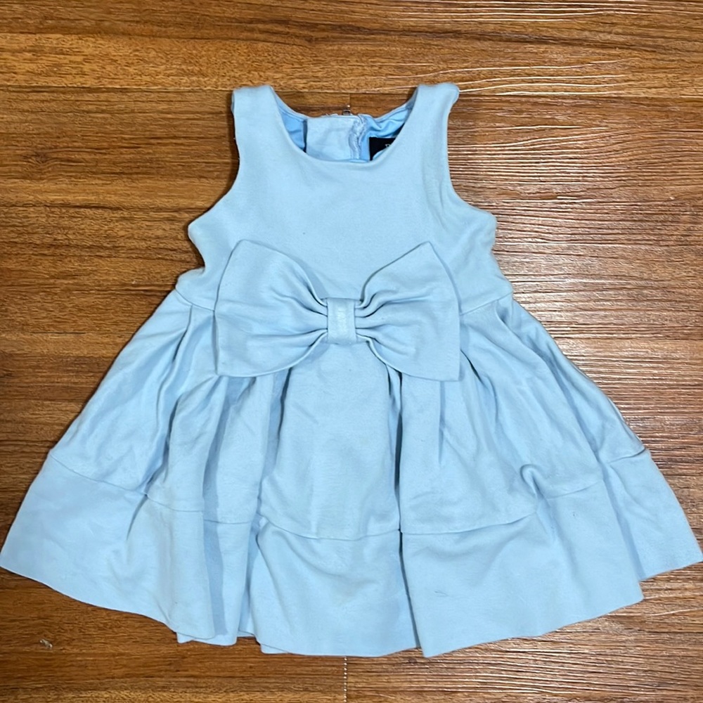 BLUE BOW DRESS BY BARDOT JUNIOR